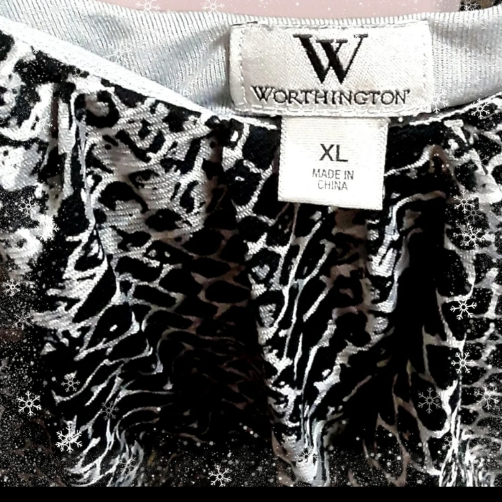 Worthington Ruffled Top - Picture 3 of 6